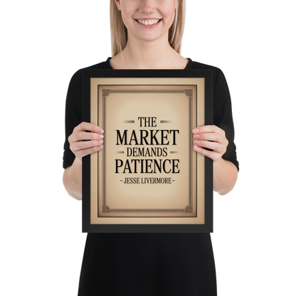 The Market Demands Patience